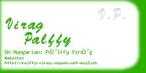 virag palffy business card